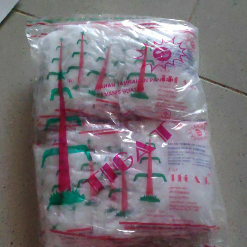 

TERLARIS Sodium Pemanis Cap Tiga Tebu 1pak isi 2 pcs