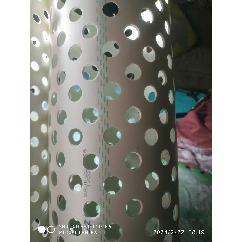 saringan/filter pembuangan air kolam ikan 4"