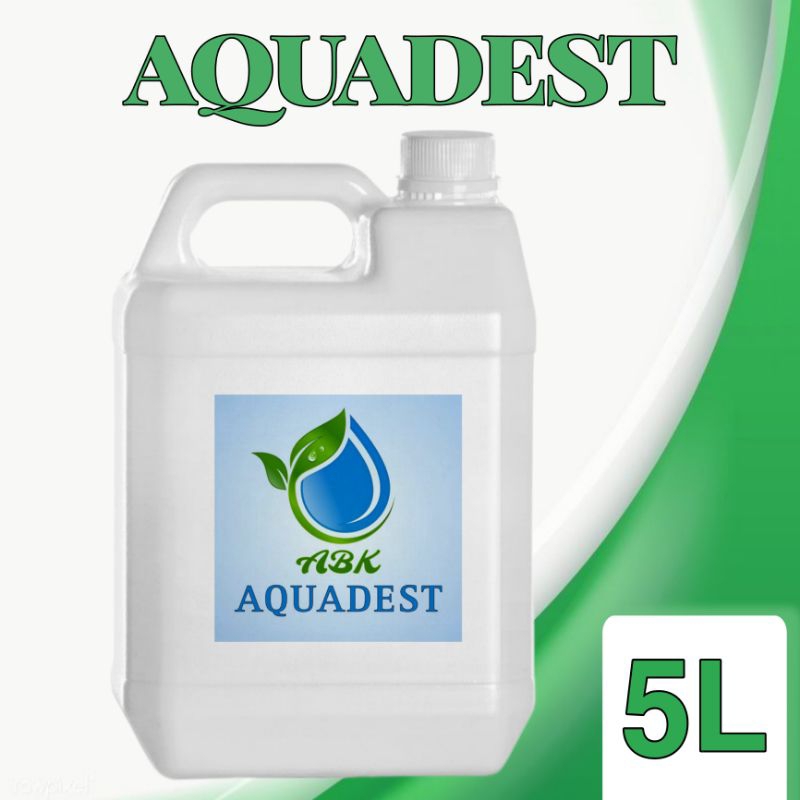 Aquadest / Aquadest Distilled Water/ Air Suling 5 liter