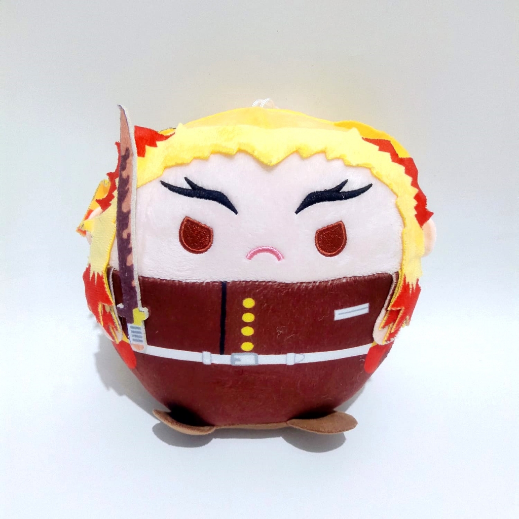 Gantungan Boneka Kyojuro Rengoku Kinetsu No Yaiba Boneka Anime Import Plush Doll