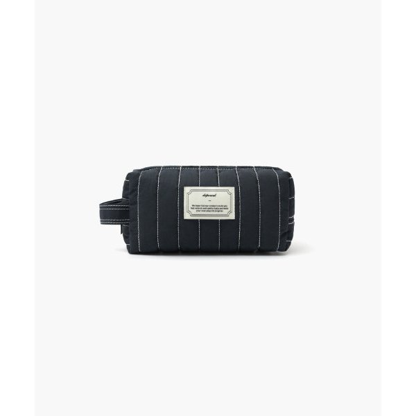 DEPOUND LEGER POUCH in ivory / navy — TAS KOSMETIK MAKEUP POUCH