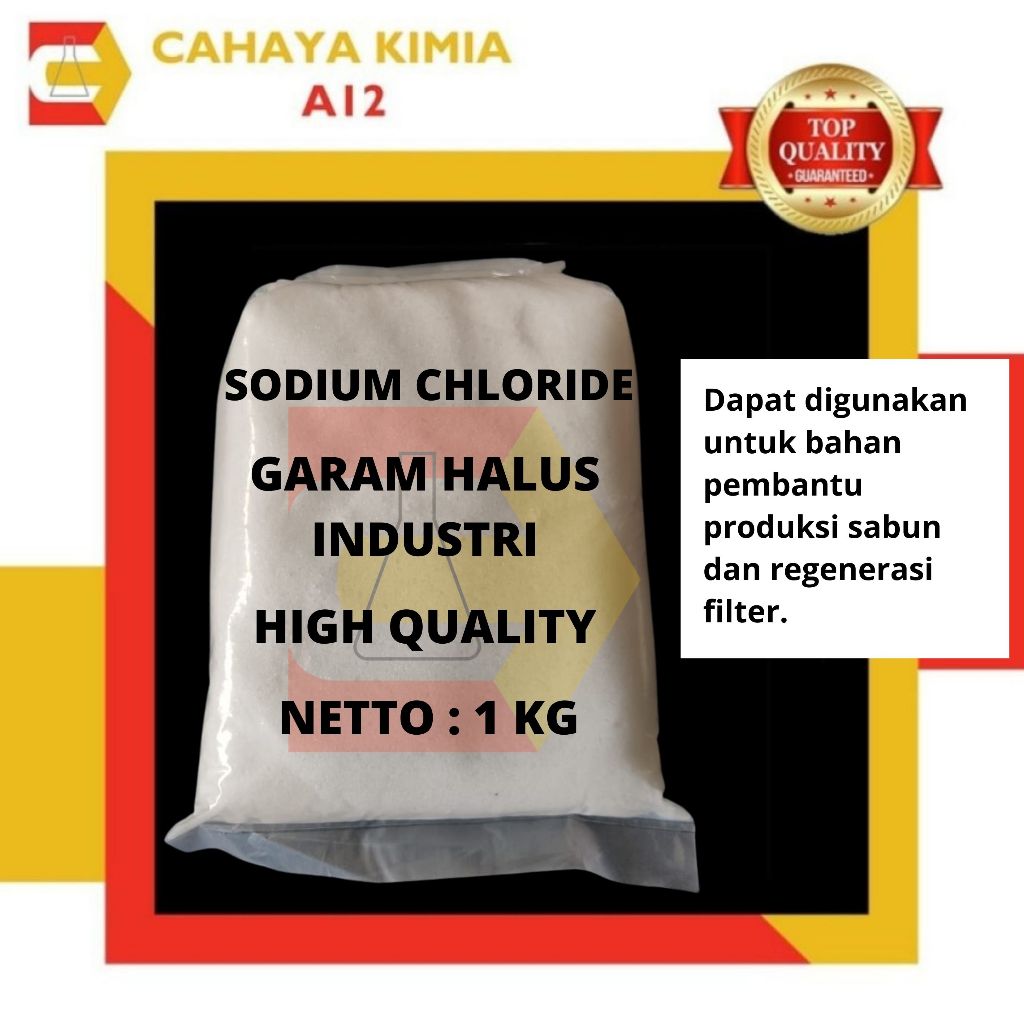 

Garam Industri Halus (High Quality) 1 kg