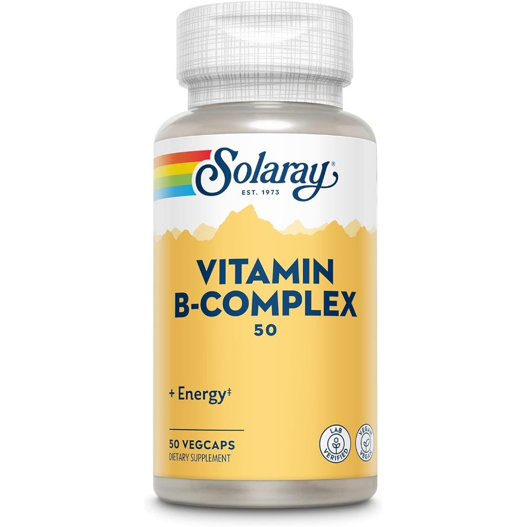 Solaray Vitamin B Complex 50 mg 50 Veg Caps