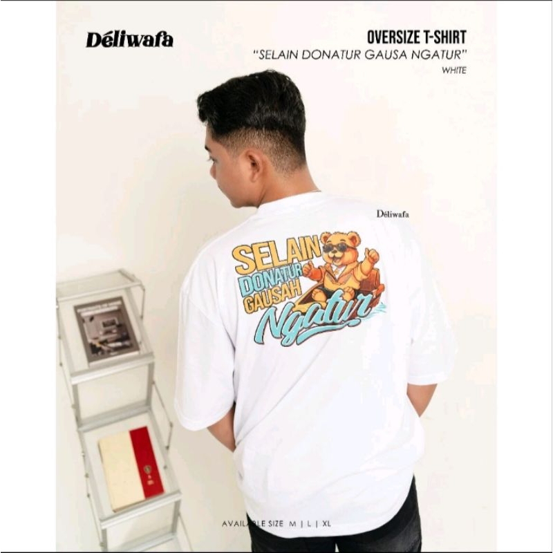 KAOS DISTRO ORIGINAL DELIWAFA OVERSIZE KAOS PREMIUM ATASAN PRIA DEWASA