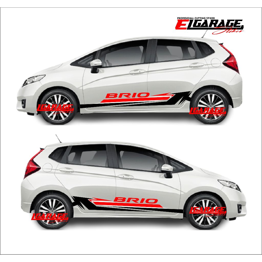 sticker mobil brio sticker cutting variasi body mobil brio