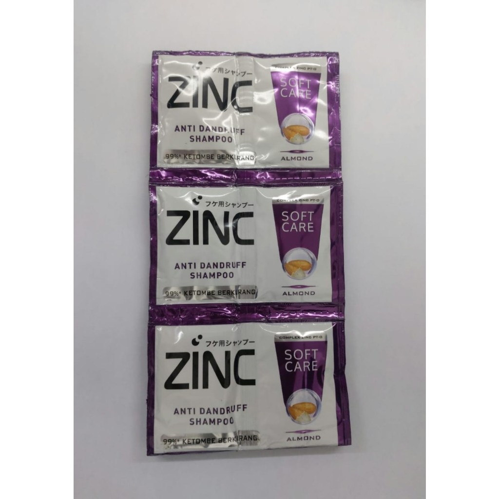 Zinc shampo / shampoo sachet 10ml - Soft Care