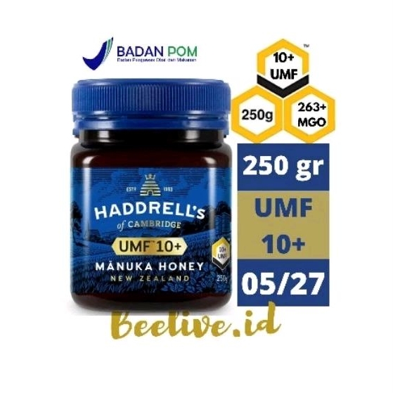 

Madu Haddrells Manuka Honey UMF 10+ MGO 263+ 250gr