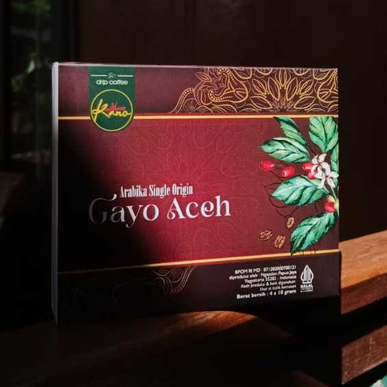 

KANO Kopi Gayo Aceh Drip Coffee in Box | Kopi Drip Arabika Single Origin Siap Seduh