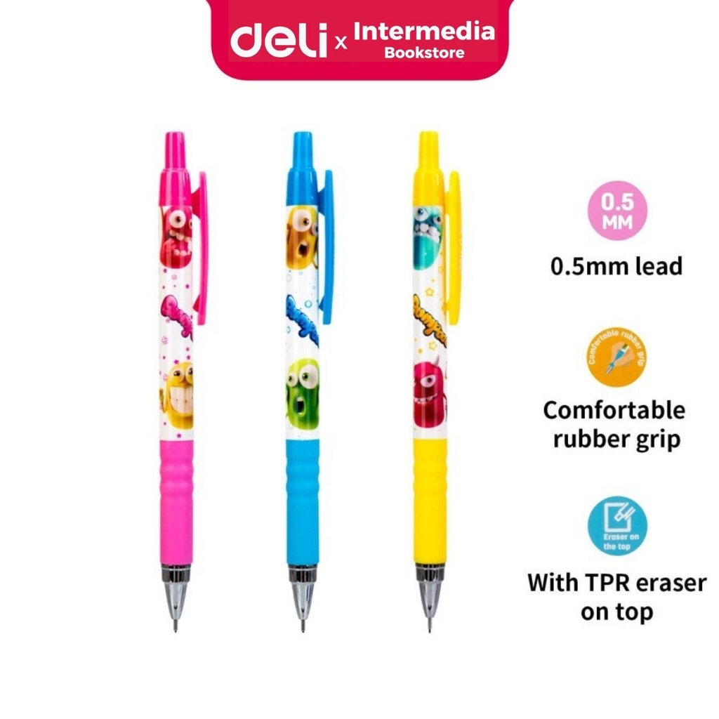 

Deli - Pensil mekanik Bumpess 0.5mm - EU60400