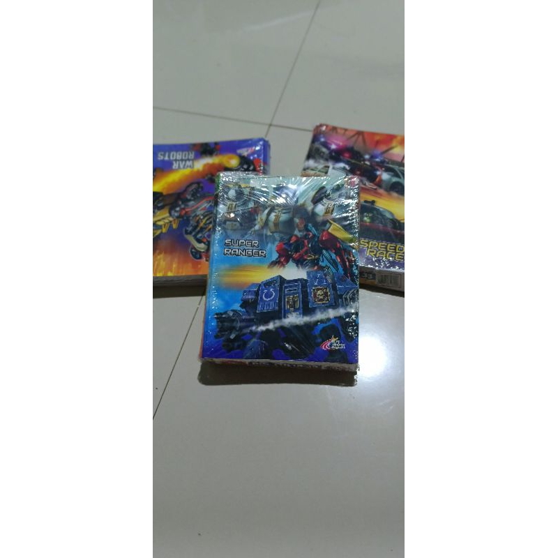 

Buku tulis anak motif cowo