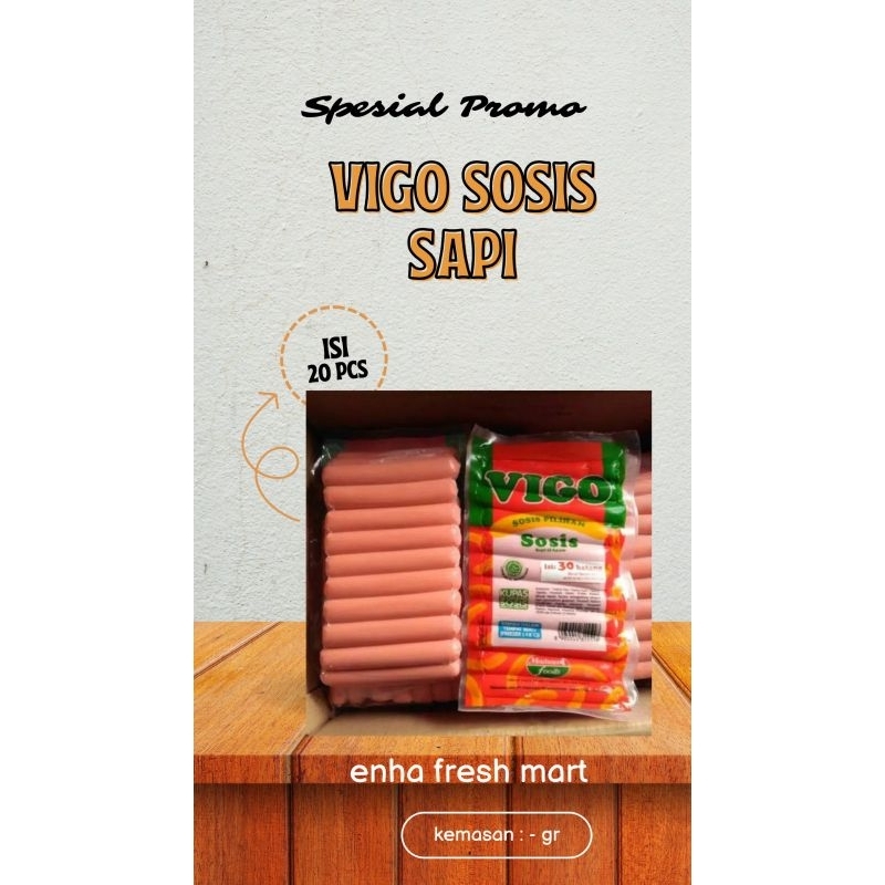 

Vigo Sosis Sapi 450 gr