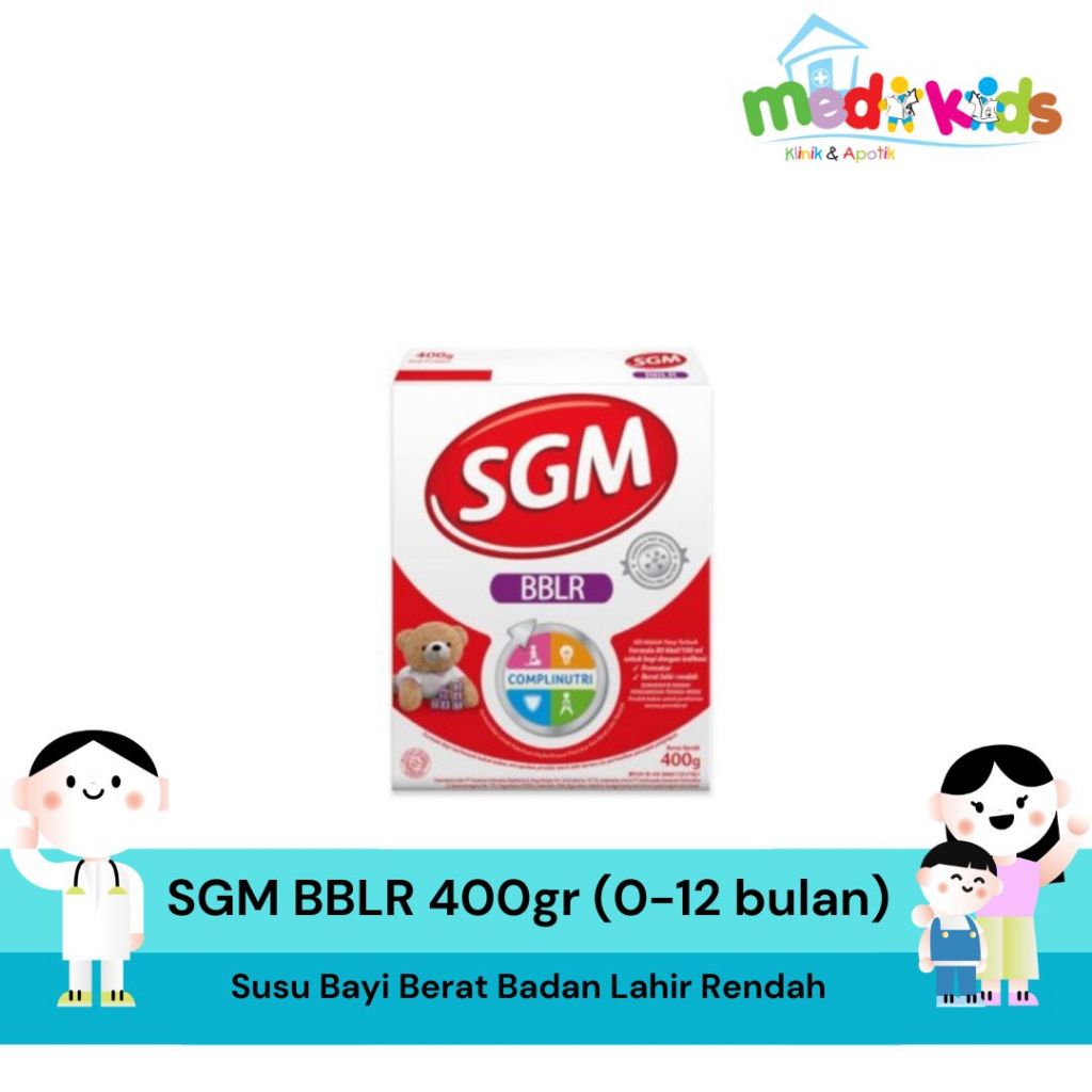 Original SGM BBLR 200 400 gram 0-12 Bulan Susu Formula Bayi Berat Lahir Rendah Prematur Penambah BB
