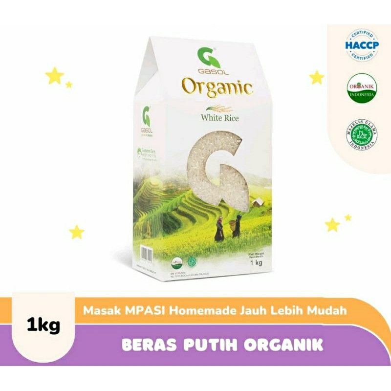 

GASOL ORGANIC BERAS PUTIH 1 KG
