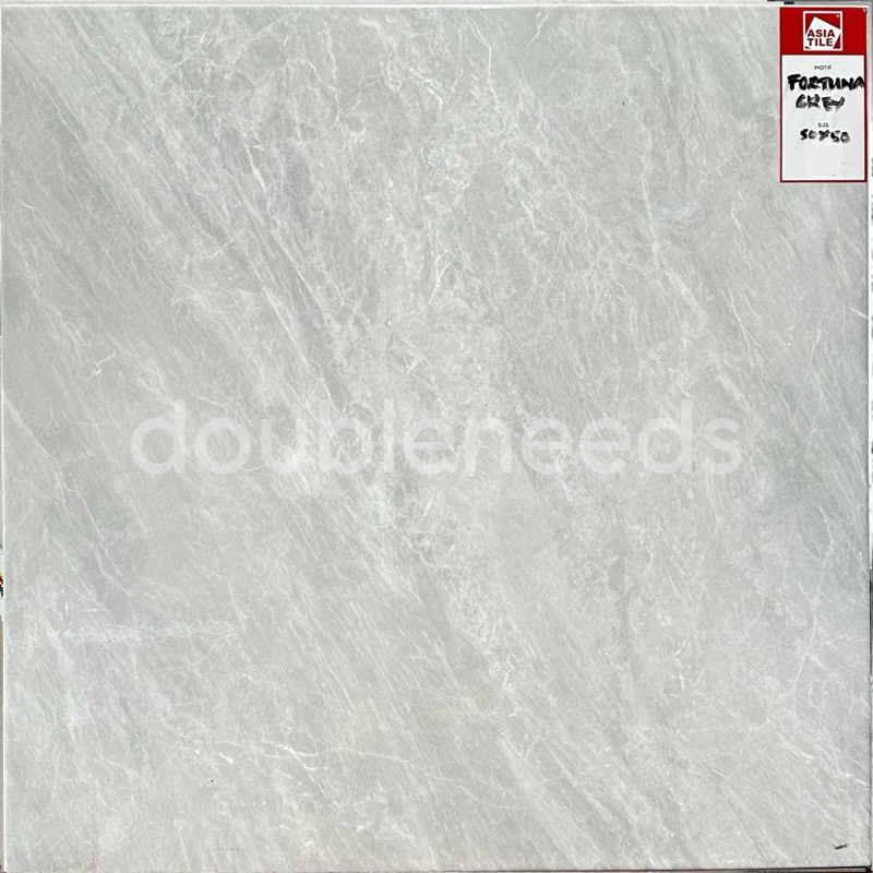 KERAMIK LANTAI FORTUNA GREY 50x50 / KERAMIK LANTAI ASIA TILE 50x50 GLOSSY