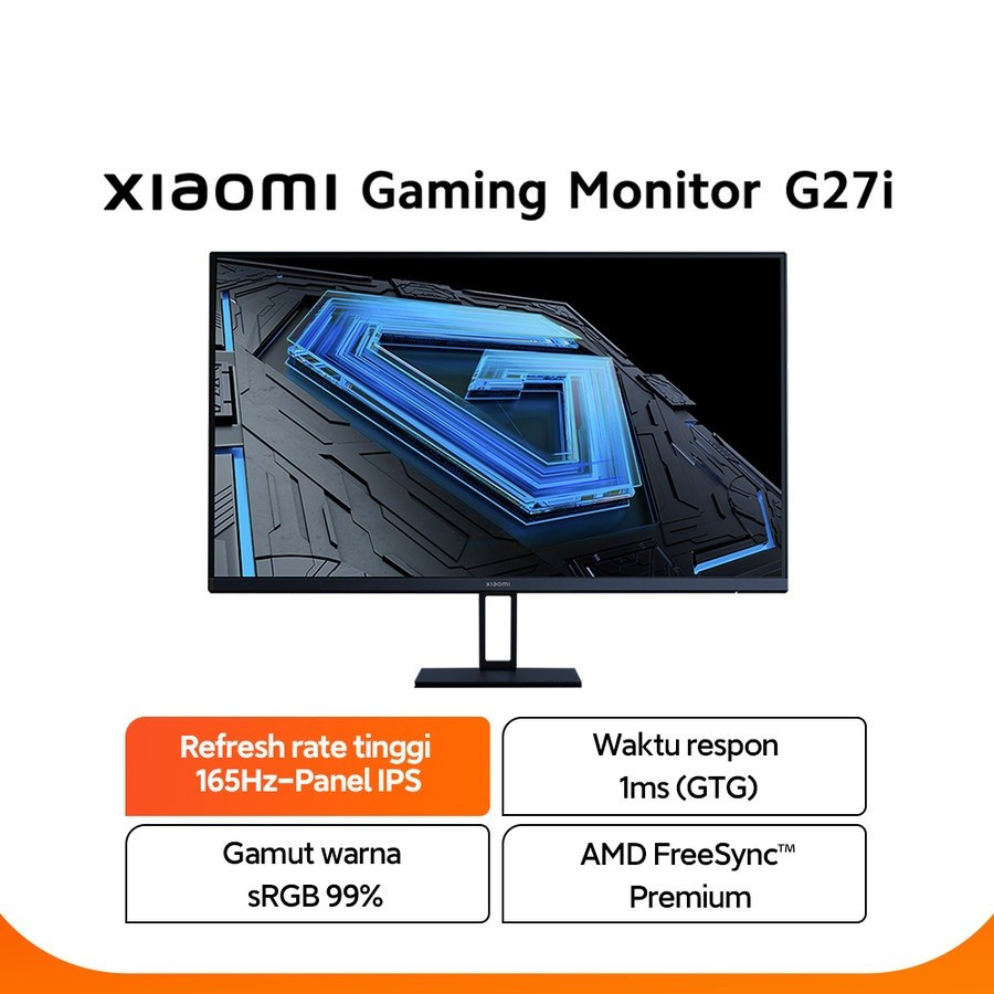 Monitor Xiaomi 27" G27i Gaming 1080P 165Hz AMD FreeSync