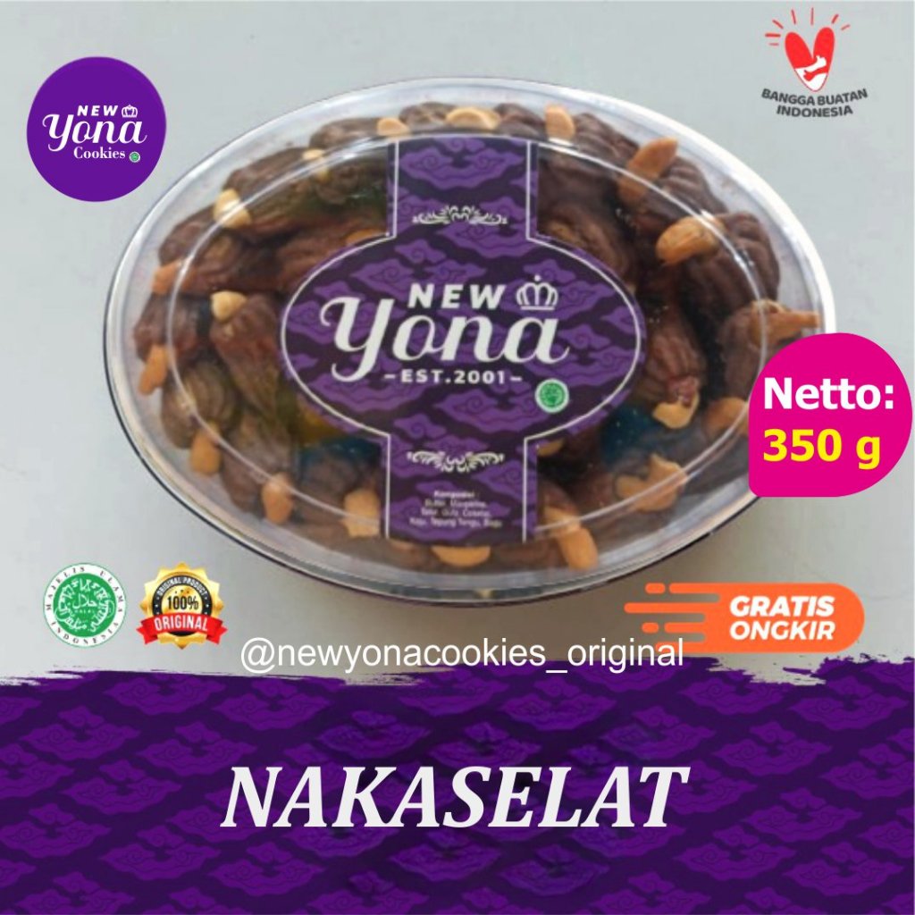 

[Ready] Kue Kering Lebaran New Yona Cookies - Nakaselat