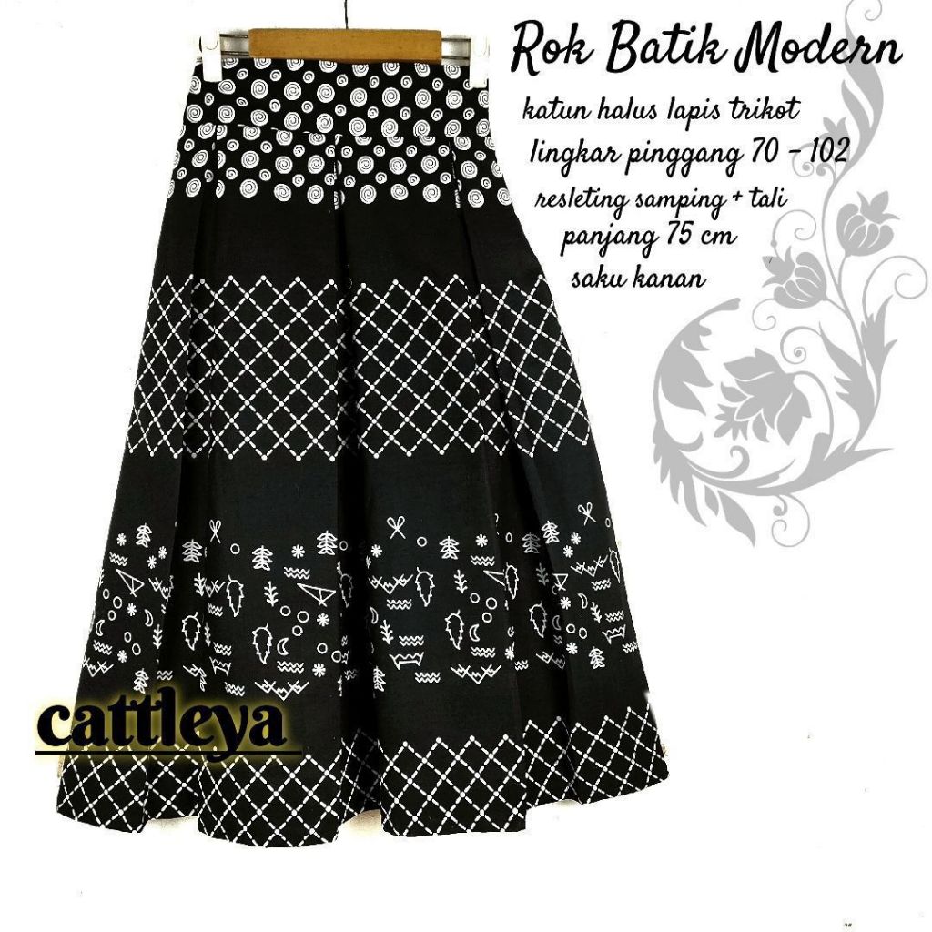 ROK BATIK MODERN LAPIS TRIKOT/ ROK BATIK 7/8 / BAWAHAN BATIK