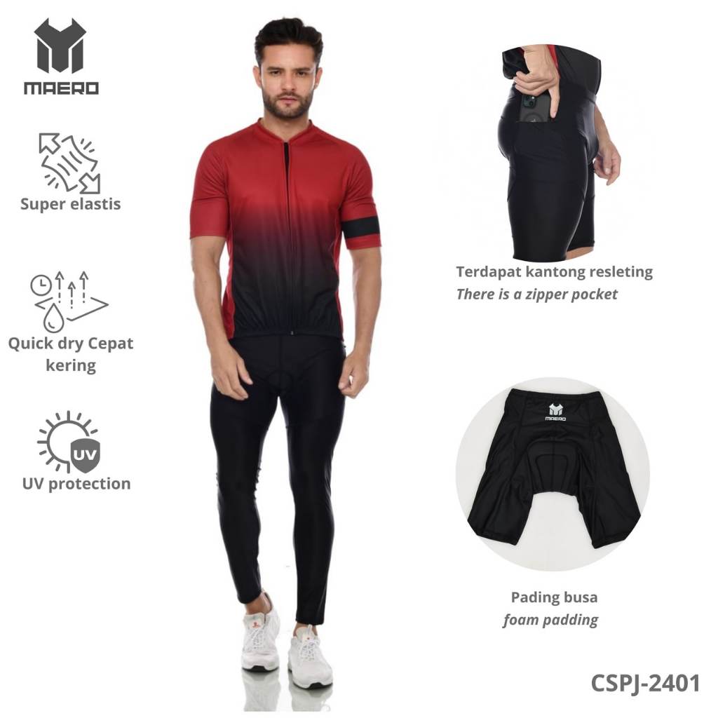 Celana Sepeda Roadbike Panjang Celana Roadbike padding busa