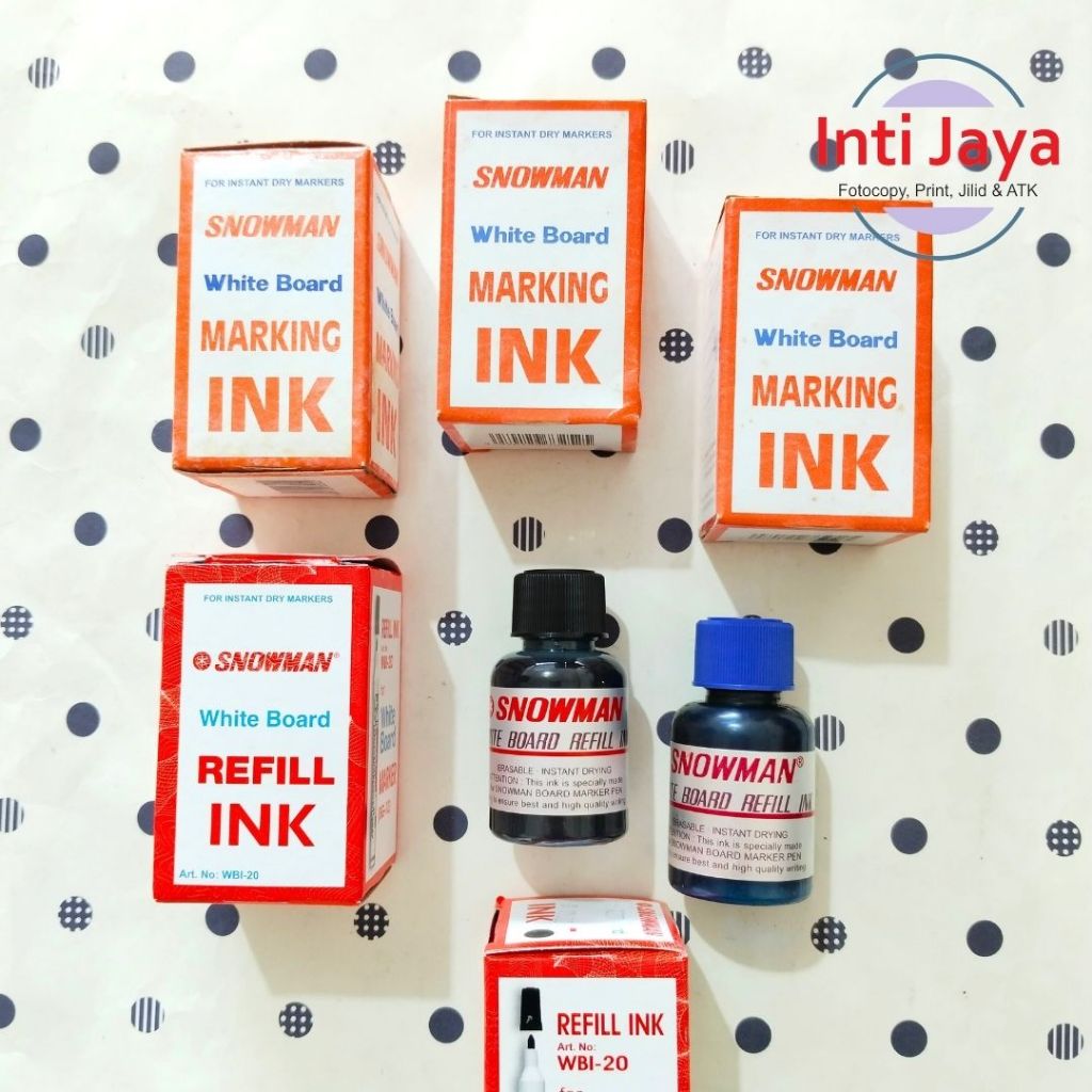 

Tinta Refill Spidol Snowman Whiteboard WBI 20