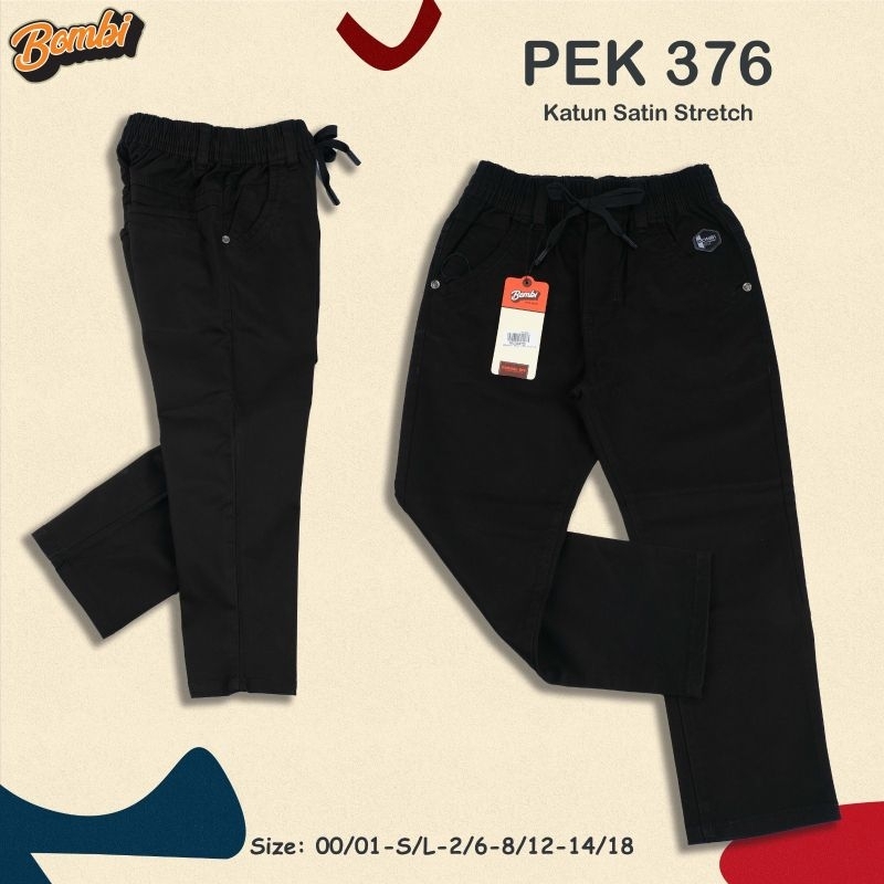 Celana Anak BOMBI Original BPEK Khusus Hitam || BMB026