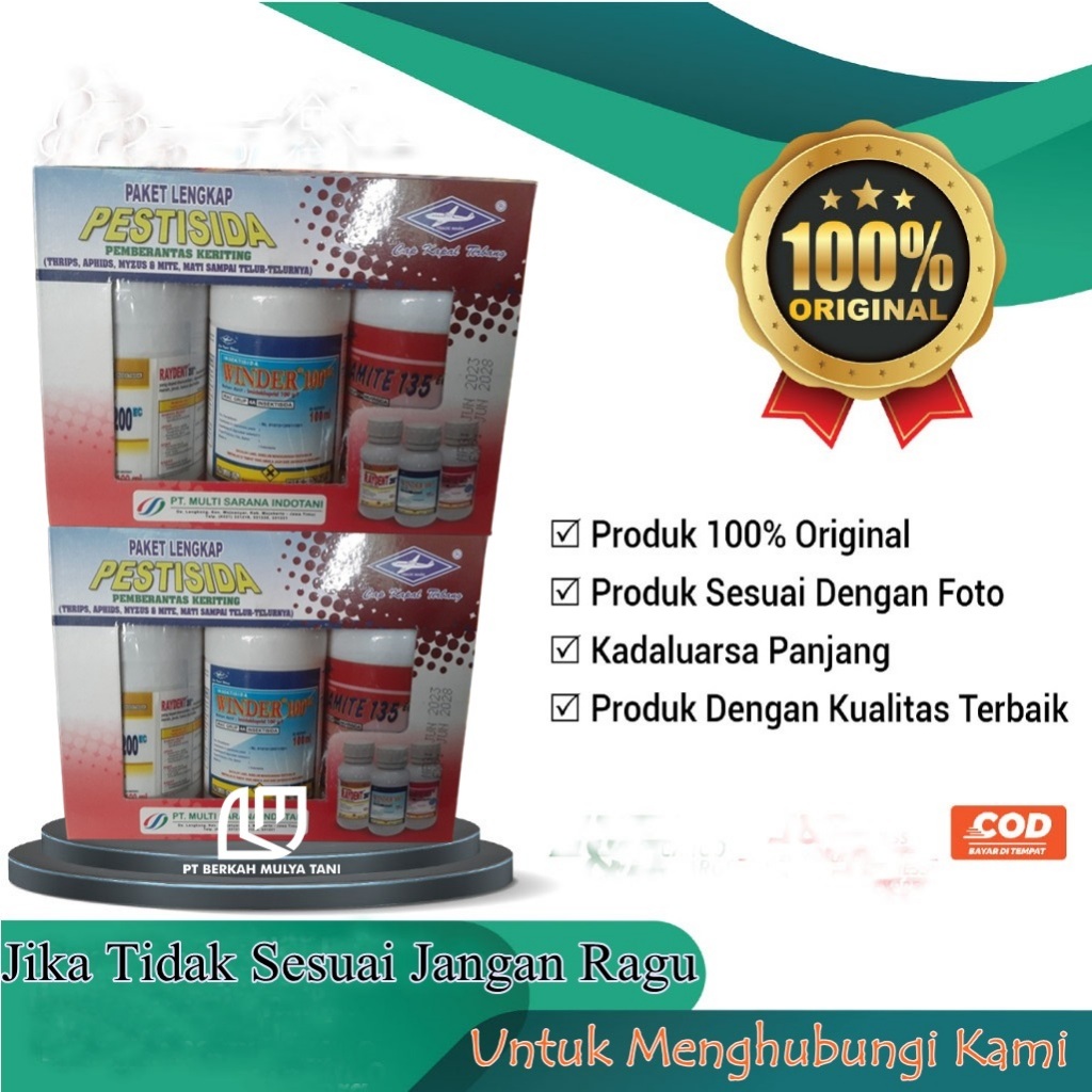 Paket Lengkap Pestisida Pembarantas Keriting Obat Anti Kriting Cabe