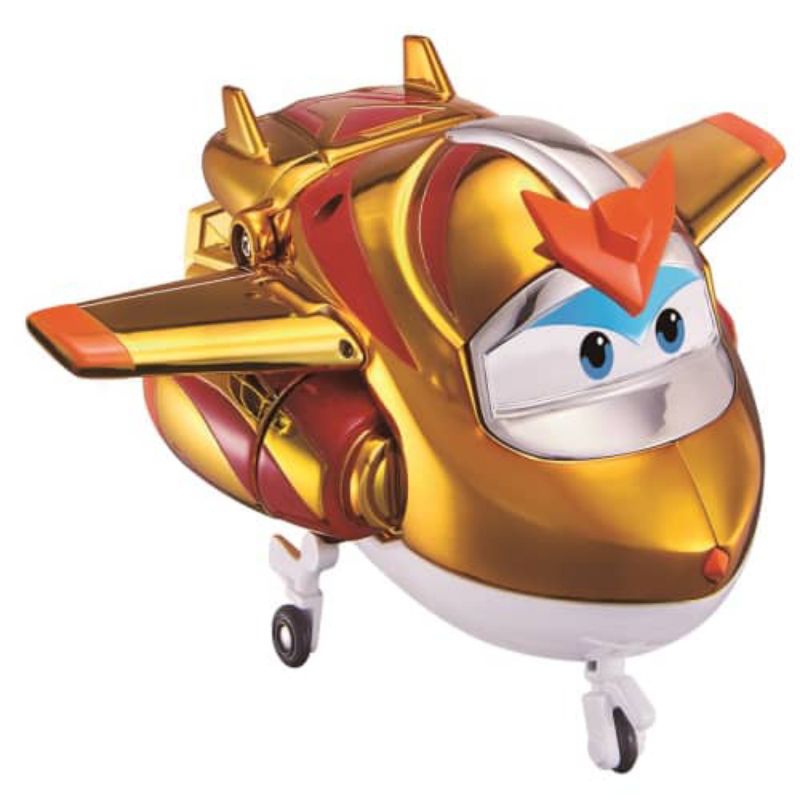 Alpha Group Robot Superwings Deluxe Transforming Golden Boy