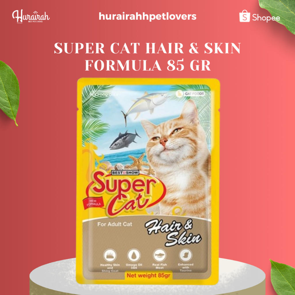 SUPER CAT HAIR & SKIN FORMULA 85 GR