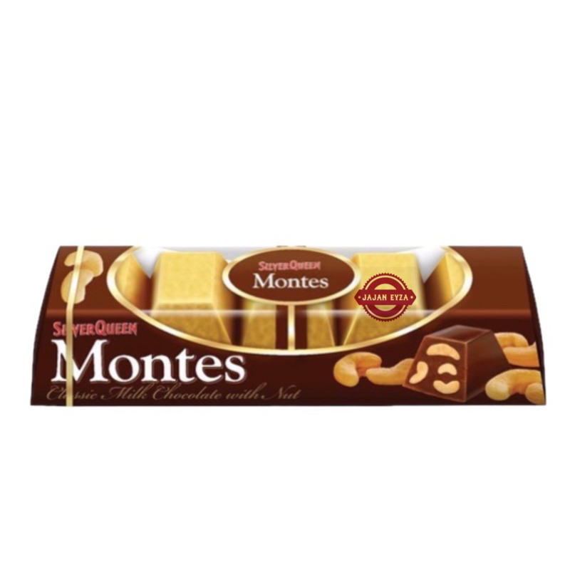 

silverqueen montes /classic milk chocolate with milk/ coklat susu / coklat kacang