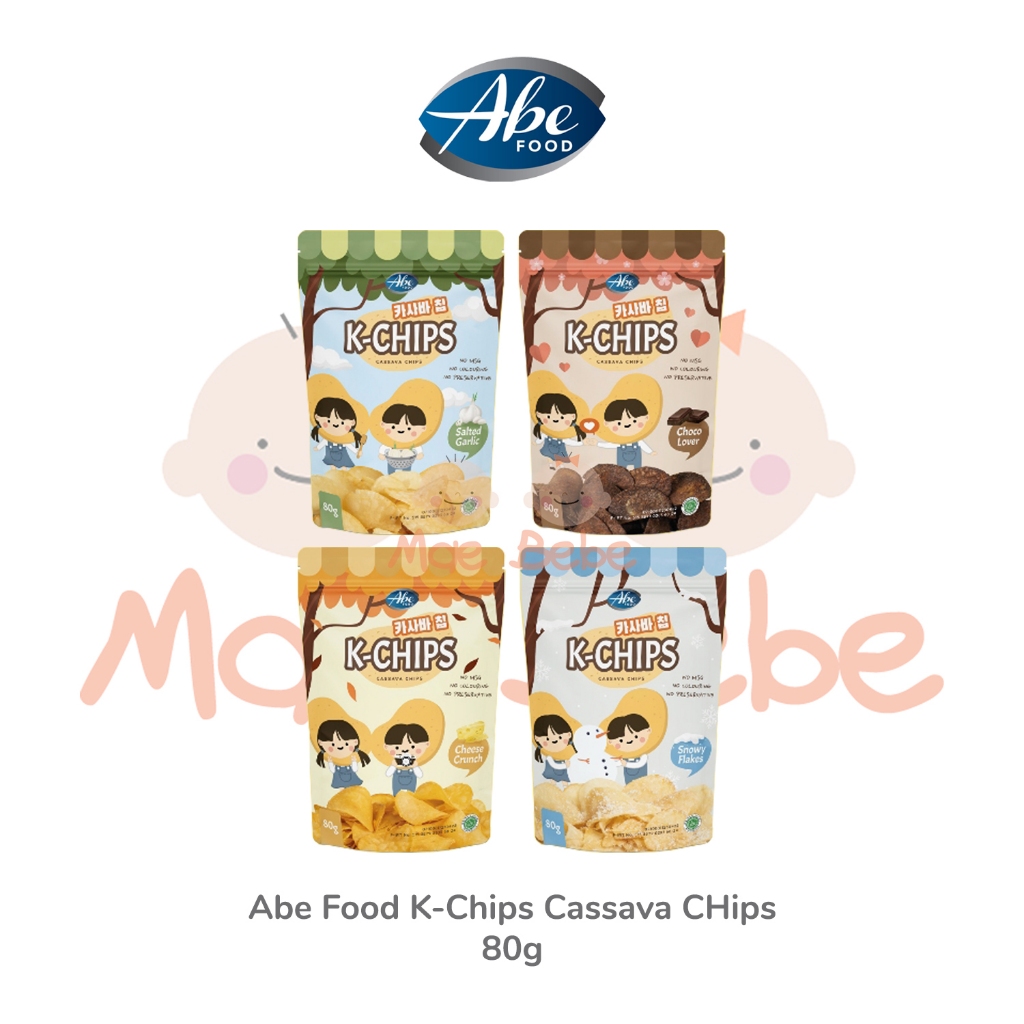 

Abe Food K-Chips Cassava Chips Snack Keripik Singkong Cemilan Anak 80g