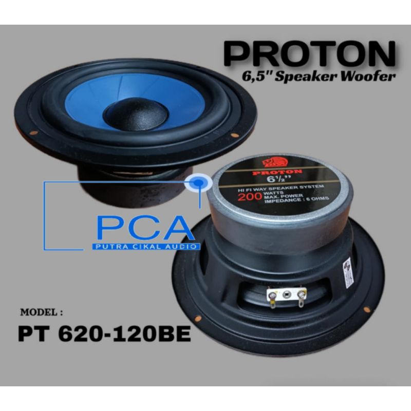 Speaker Proton 6.5 Inch 200 Watt Spiker Woofer Magnet Besar