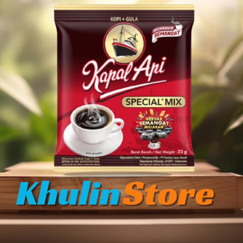 

Kopi Kapal Api Special Mix Sachet 23g 1 Renceng isi 10pcs/Kopi Hitam/Kopi Kekinian/Kopi Jaman Now/Kopi Hits/Kopi Hids/Obat Ngantuk/Kopi Sachet/Minuman Sachet