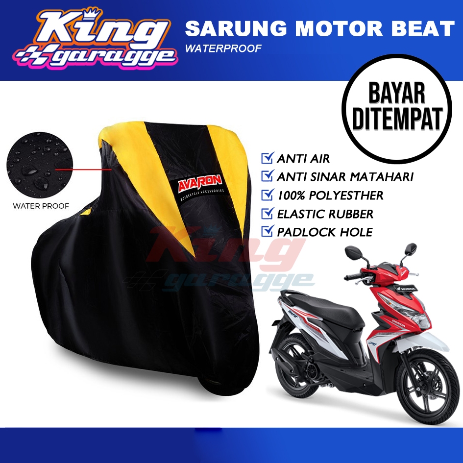 Sarung Motor Beat/Cover Motor Honda Beat/Jas Motor Beat Berkualitas/Selimut Motor Beat /Tutup Motor 