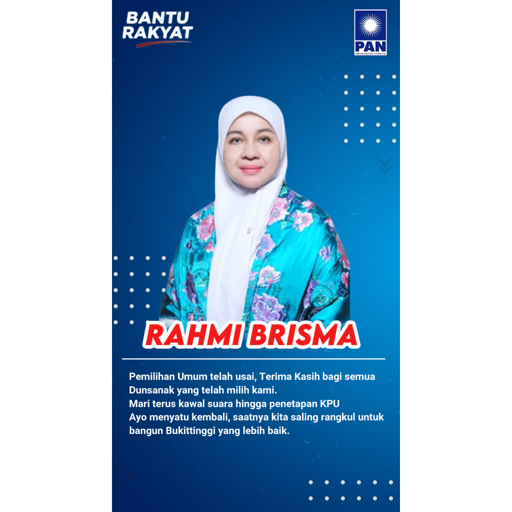 Video ucapan terima kasih Caleg