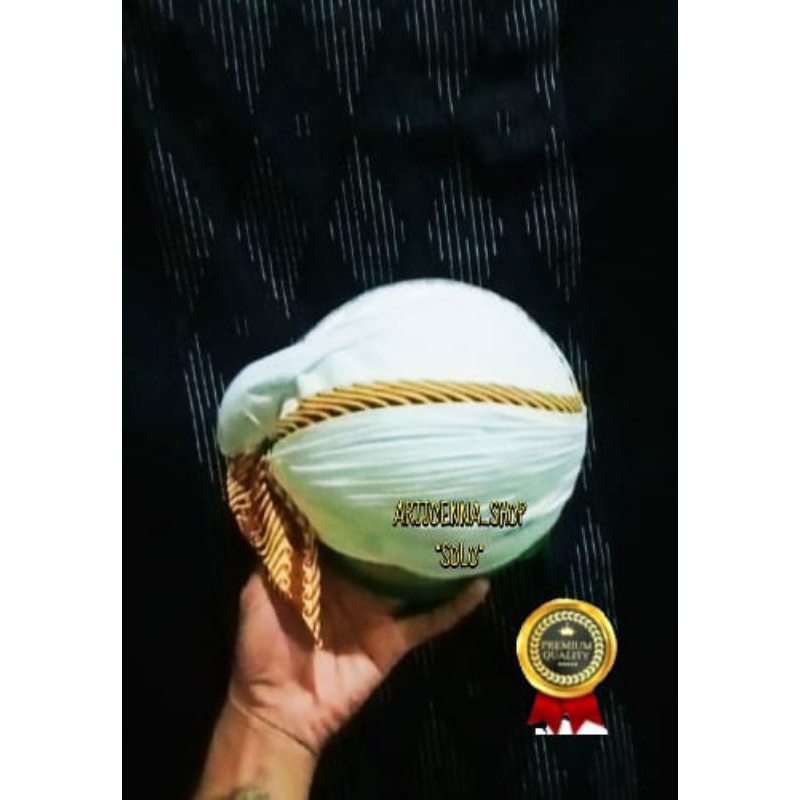 BLANGKON LIPAT SUNAN KALIJAGA SENOPATEN PUTIH SAMURAI Dan POLOS