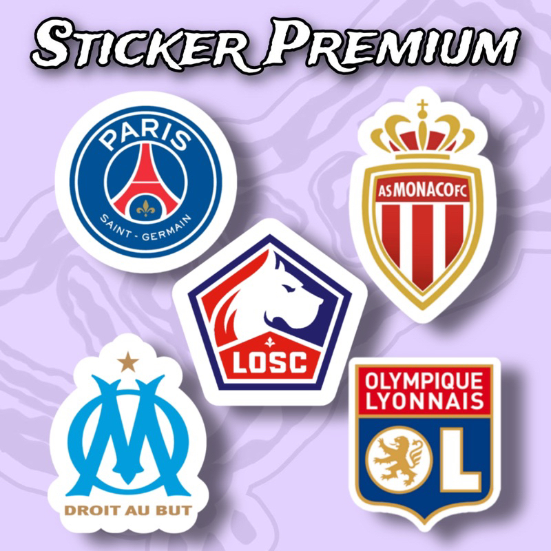

Sticker Club Bola Primeira Liga Pack Isi 5 Pcs Waterproof