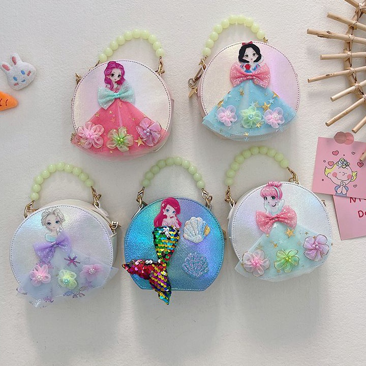 HOT SALE TAS PRINCESS DISNEY ANAK TAS PRINCESS DISNEY 3D TAS PRINCESS ARIEL TAS PRINCESS AURORA TAS 