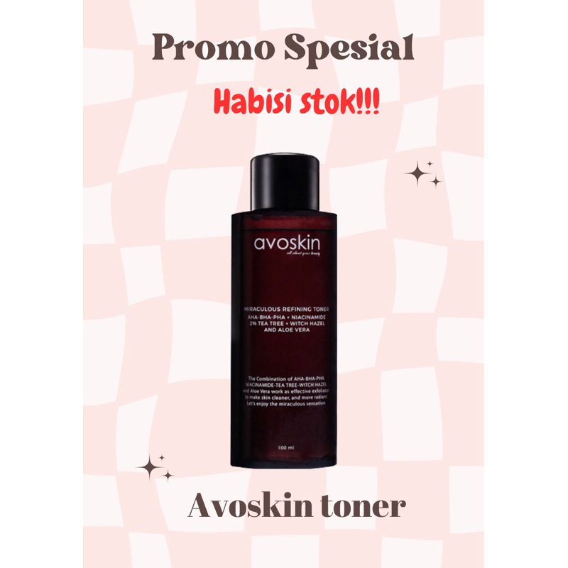 ORIGINAL AVOSKIN TONER EKSFOLIASI