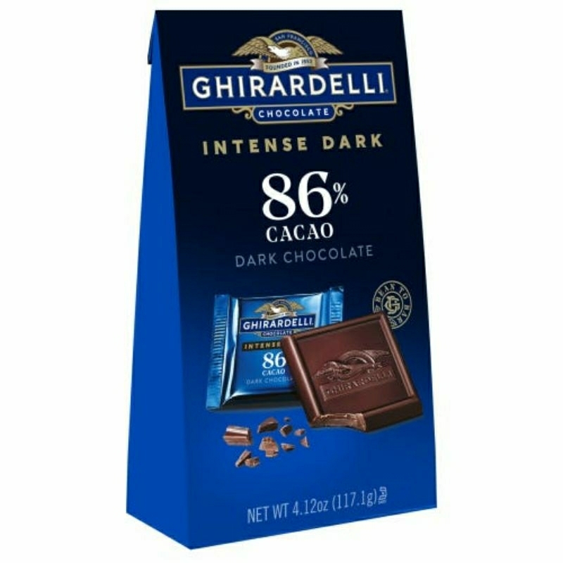 

GHIRARDELLI Intense Dark 86% Cacao Dark Chocolate Bag 117g