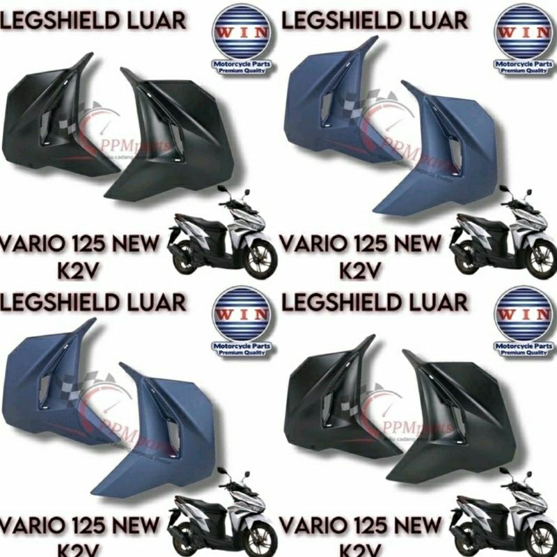 cover sayap depan kiri kanan honda vario 125 esp k2v legsil luar kanan kiri vario 125 esp k2v WIN