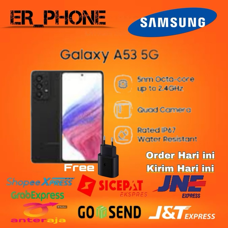 Samsung galaxy A53 8/256 Garansi resmi samsung 1Tahun