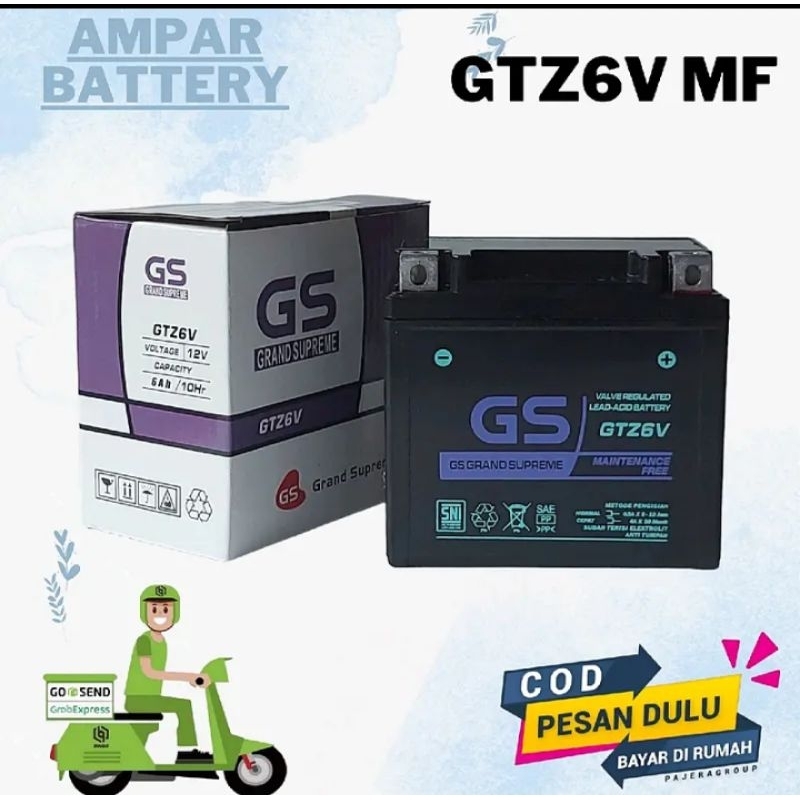 AKI KERING MOTOR GTZ6V AKI KERING GS