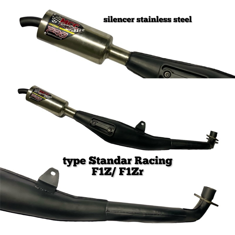 knalpot standar racing FizR/Force1 MCC Racing Muffler solo