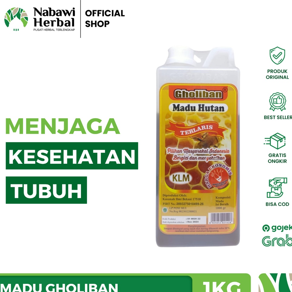 

Laris GHOLIBAN Madu Hutan Kalimantan KLM 1 Asli 1kg K92