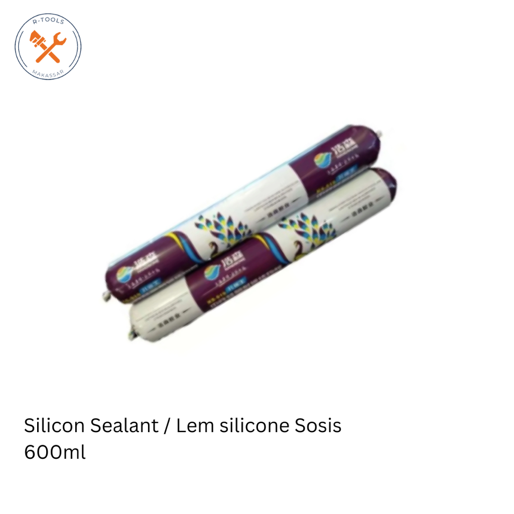 Lem Silicone Sosis/ Sealant Acetic Xilflex 600ml
