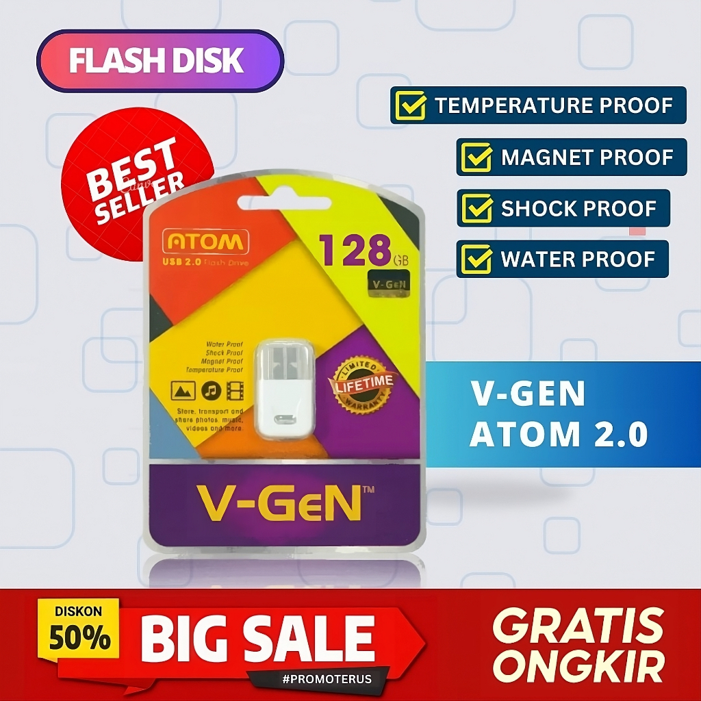 Flashdisk VGEN ATOM 4GB 8GB 16GB 32GB 64GB 128GB Original