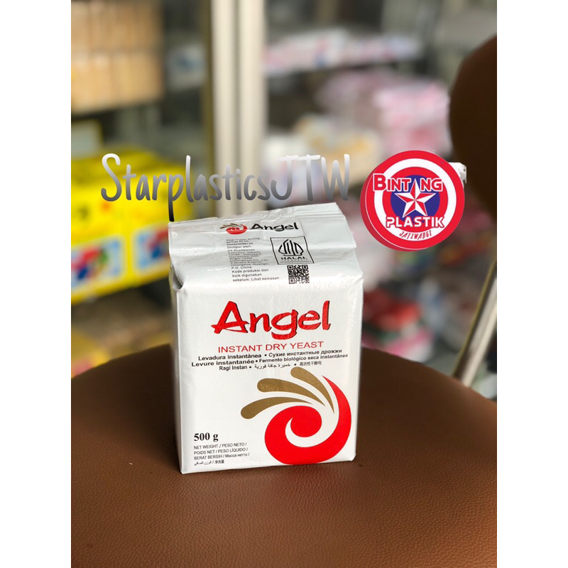 

TOP BRAND! RAGI instant dry yeast ANGEL 500gram MURAH Halal