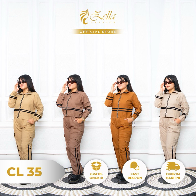 ONE SET CARGO INARA WANITA KEKINIAN/ONE SET CARGO WANITA