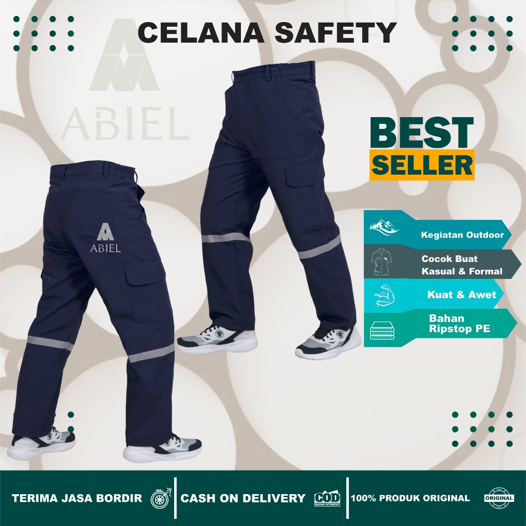 (DIKIRIM DARI BANDUNG) Celana Wearpack Safety Panjang Pria celana Kerja Proyek Model Pdl Cargo