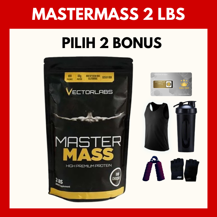 Vectorlabs Master Protein Susu Mass 2 lbs 900 gram Susu Whey Protein Gainer ELINANOER