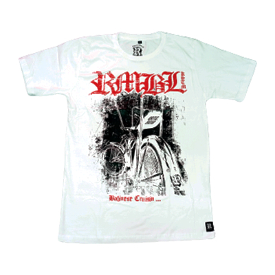 RMBL KAOS / TSHIRT LAWRIDER WHITE / TS LWRDR WHT